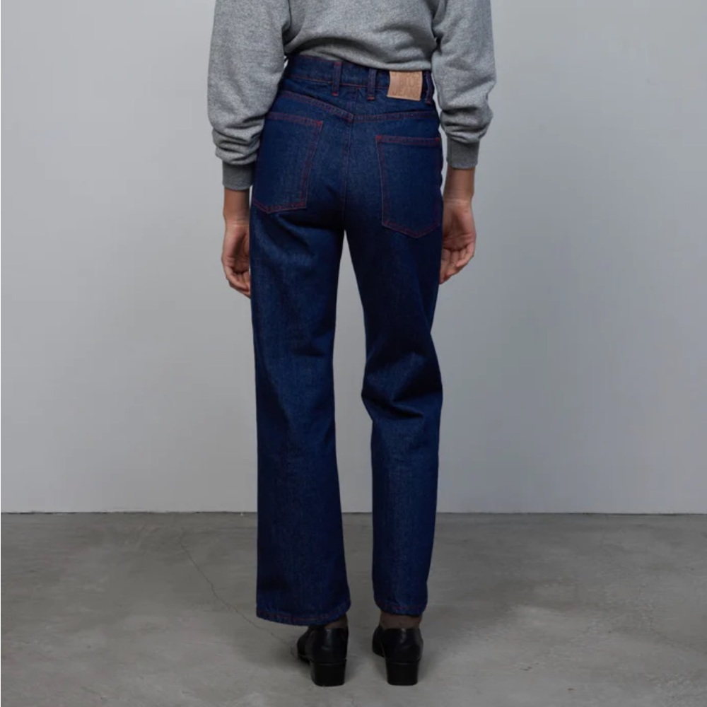 BSides Plein relaxed jean, Indigo wash size 25